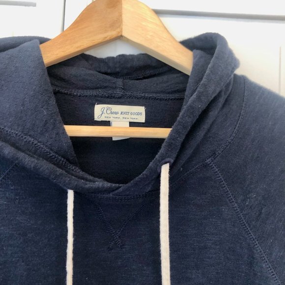 J Crew Navy Hoodie - Picture 2 of 3